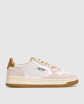 AUTRY Medalist leather sneakers with logo A1UNAULWBW03