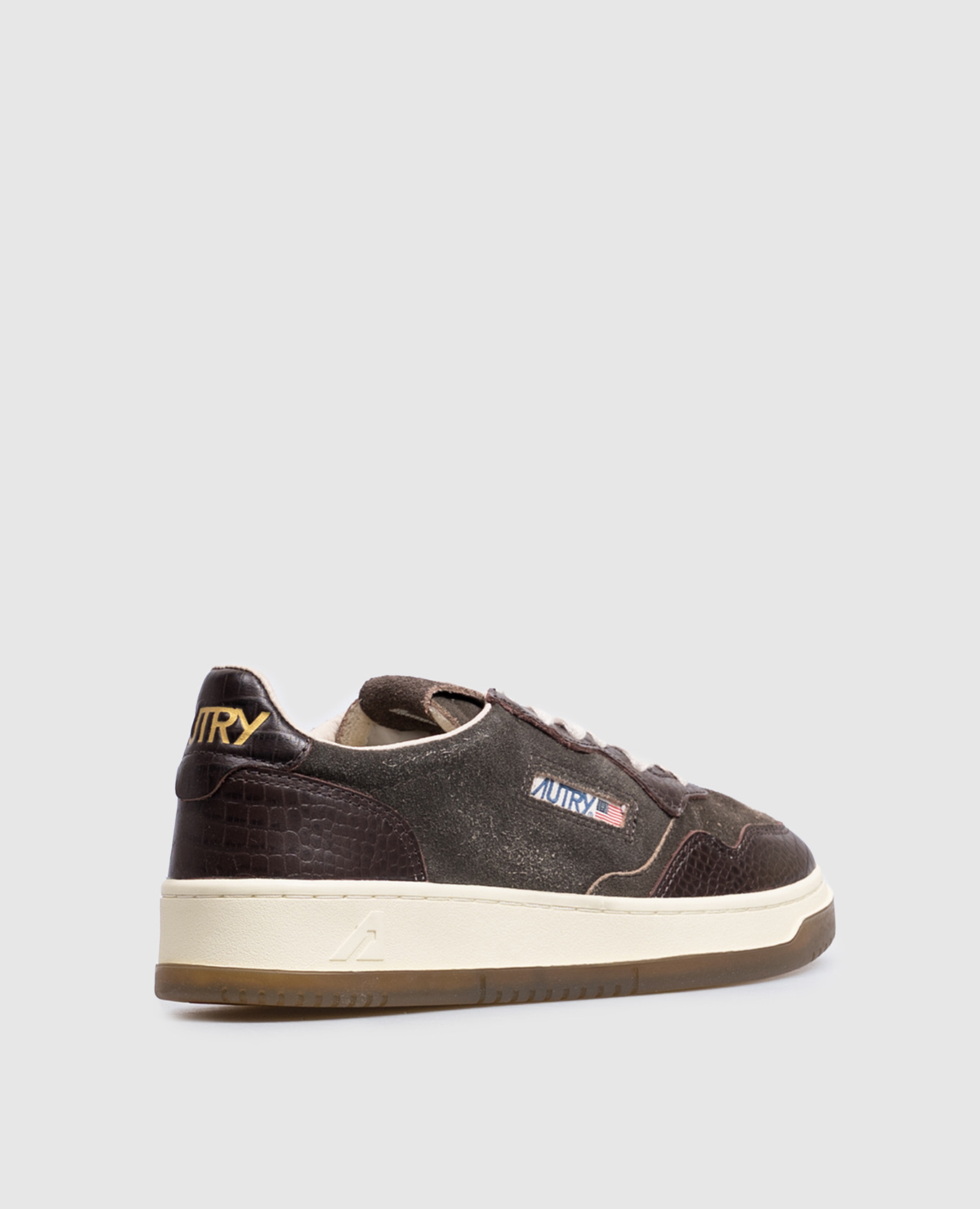 

Medalist brown suede sneakers AUTRY