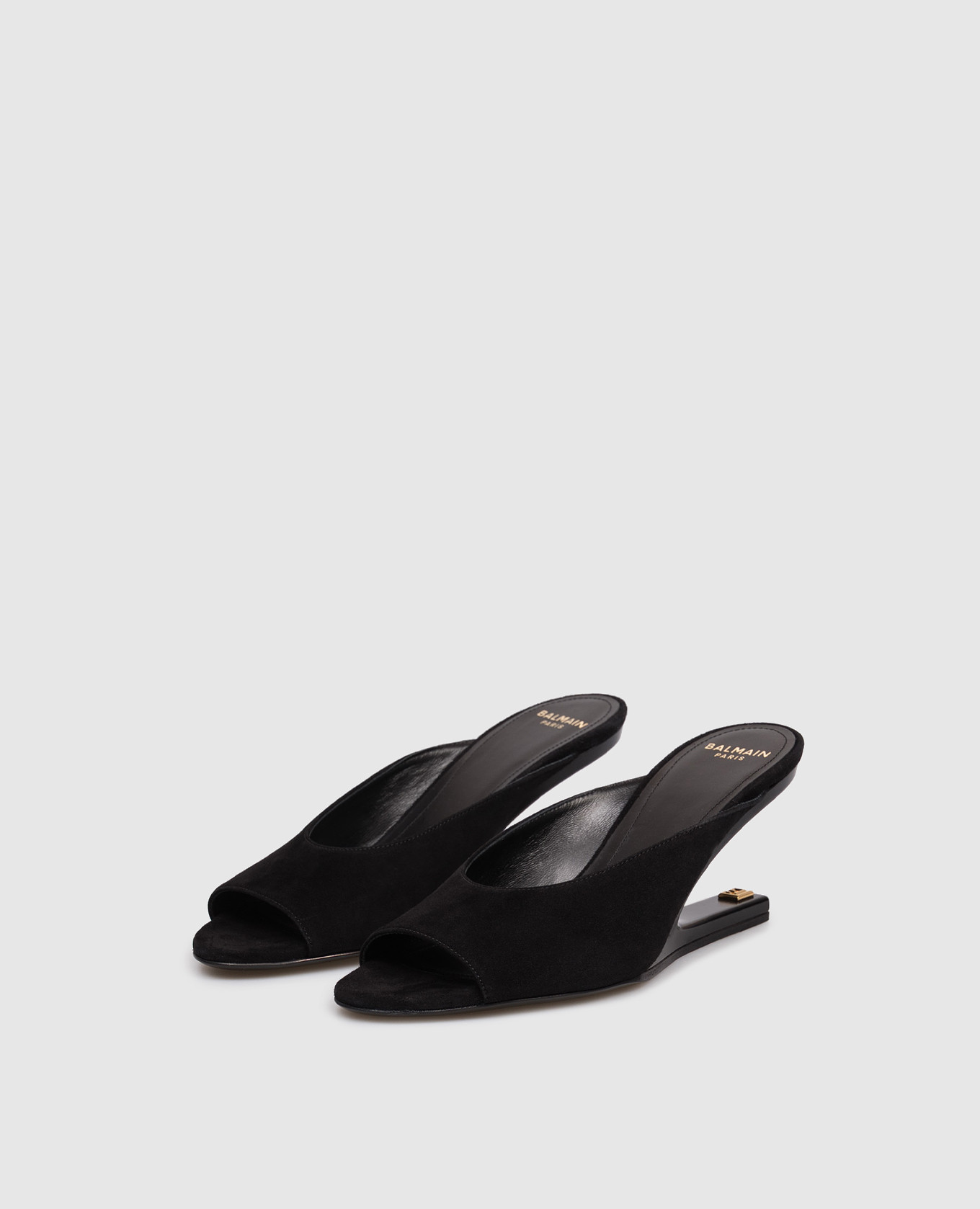 

Black suede mules Balmain