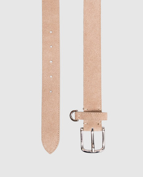 Peserico Beige suede belt S32613C0CC939