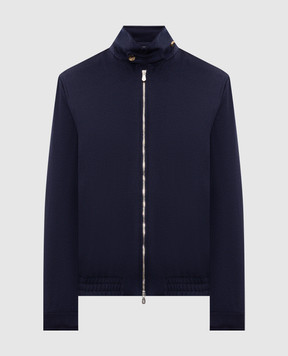 Brunello Cucinelli Blue wool jacket MV4676379