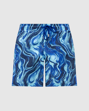 Vilebrequin Blue Marble Swim Shorts MOOEB126