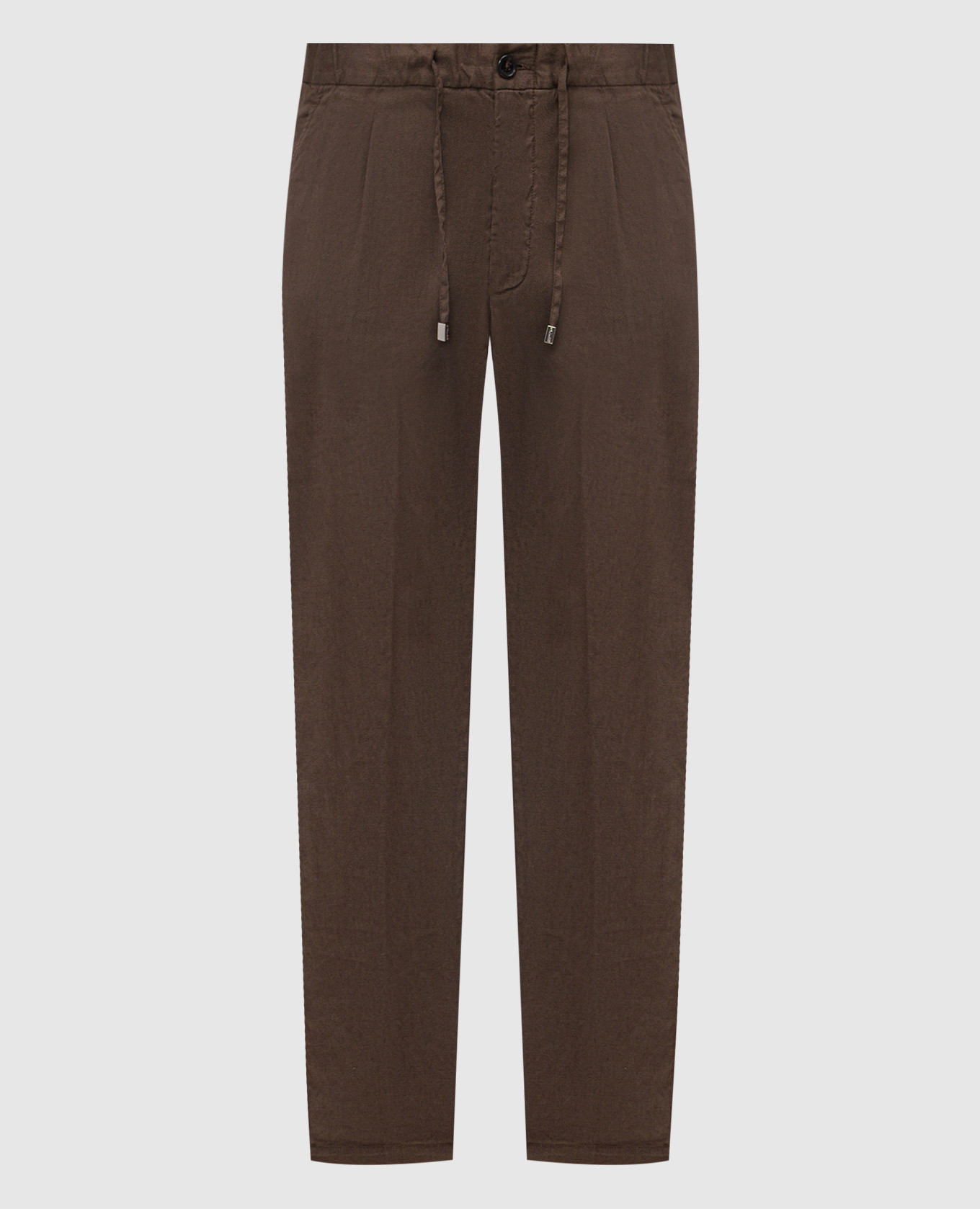 Brown linen pants