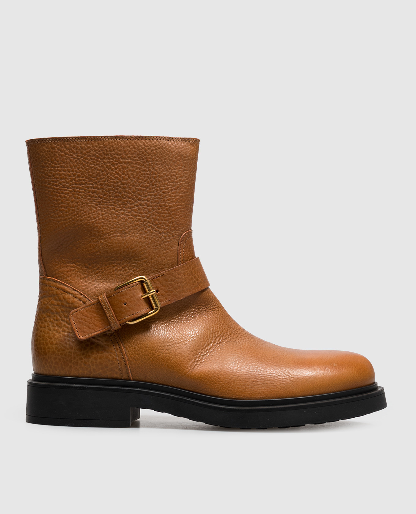 Loren brown leather boots