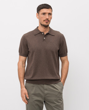 Woolrich Brown polo CFWOKN0363MRUF0787