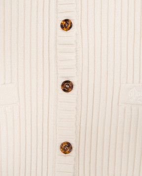 Dolce&Gabbana Children's beige wool cardigan L5KWNYJDVNE812+