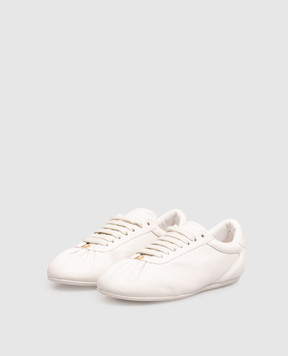 Dolce&Gabbana White leather Ballet sneakers CK2485A3O78