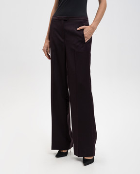 Magda Butrym Purple wool pants PANTS03113925