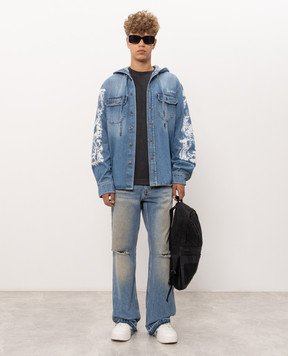 Off-White Blue jeans with holes 44MYA19IF26D002