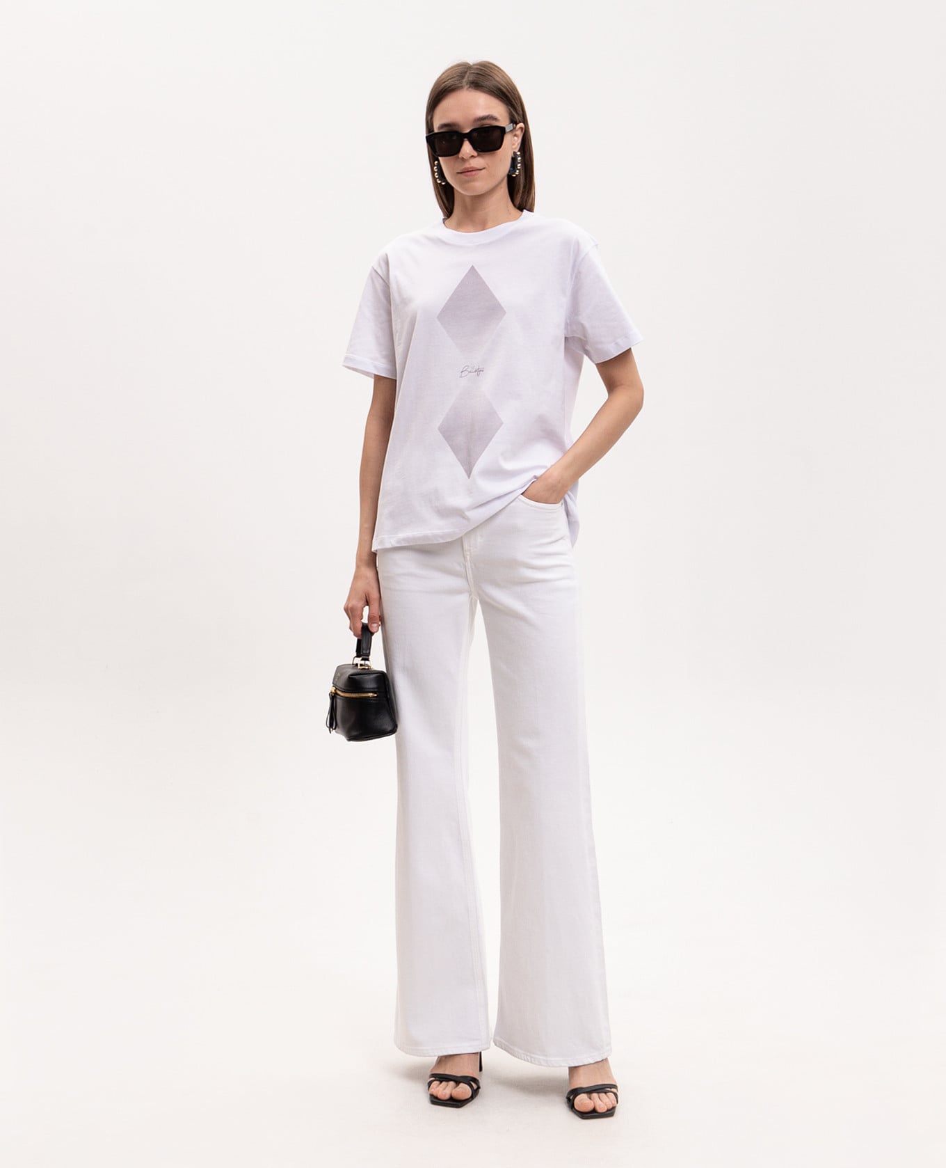 

White T-shirt with print Ballantyne