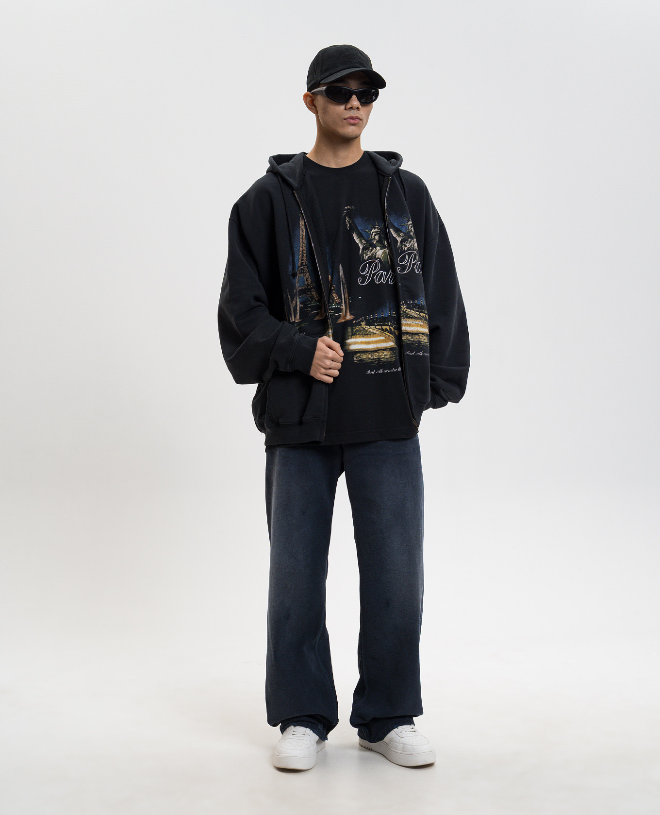 

Black sports jacket with print Vetements