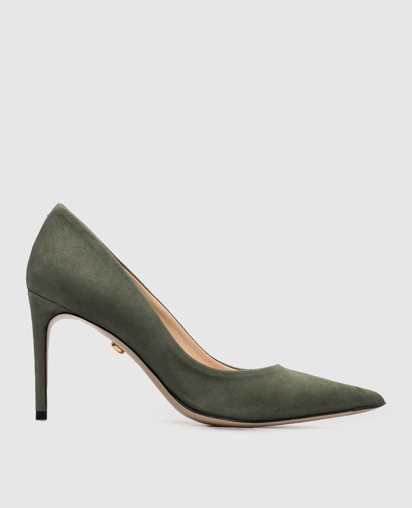 Green suede shoes
