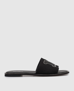 Max Mara Black CAUCASO flip-flops BCHCAUCASO