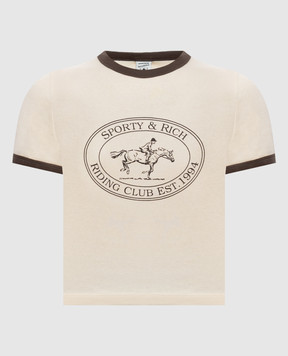 Sporty & Rich Beige Fatou T-shirt TO13883244CR07