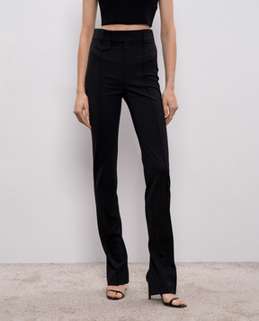 SSHEENA Black Panty pants with wool 26SSPANTYTS26004