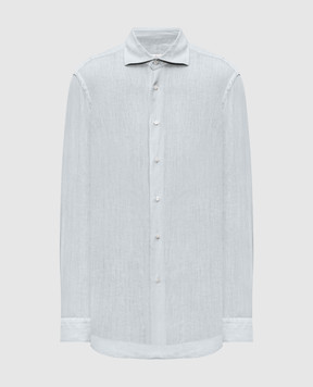 Pini Parma Green linen shirt SHILIGDTEAL
