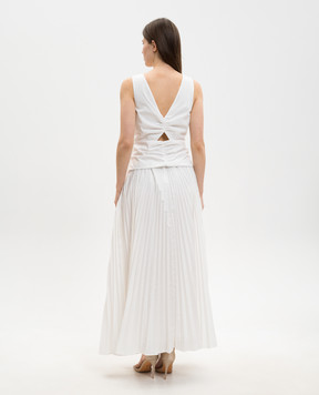 Simkhai White dress with pleating 2261040T
