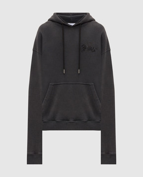 Off-White Gray hoodie 44MBB085F26F00C