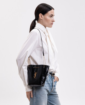 Saint Laurent Black eel leather bag 801070EABJS