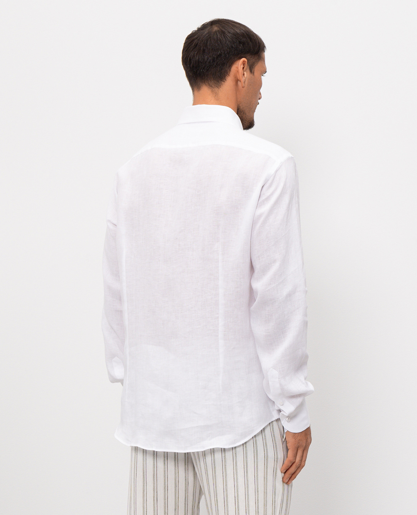 

White linen shirt Pini Parma