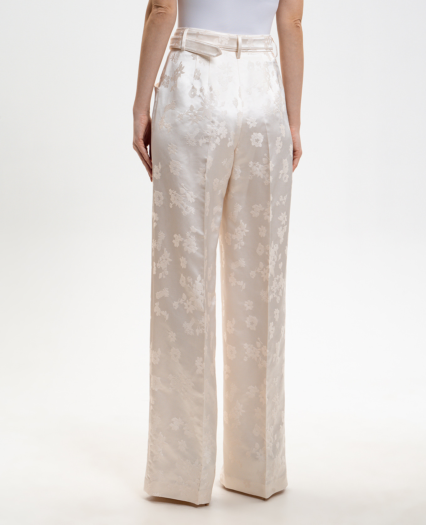 

Norman white silk trousers Gabriela Hearst, Beige