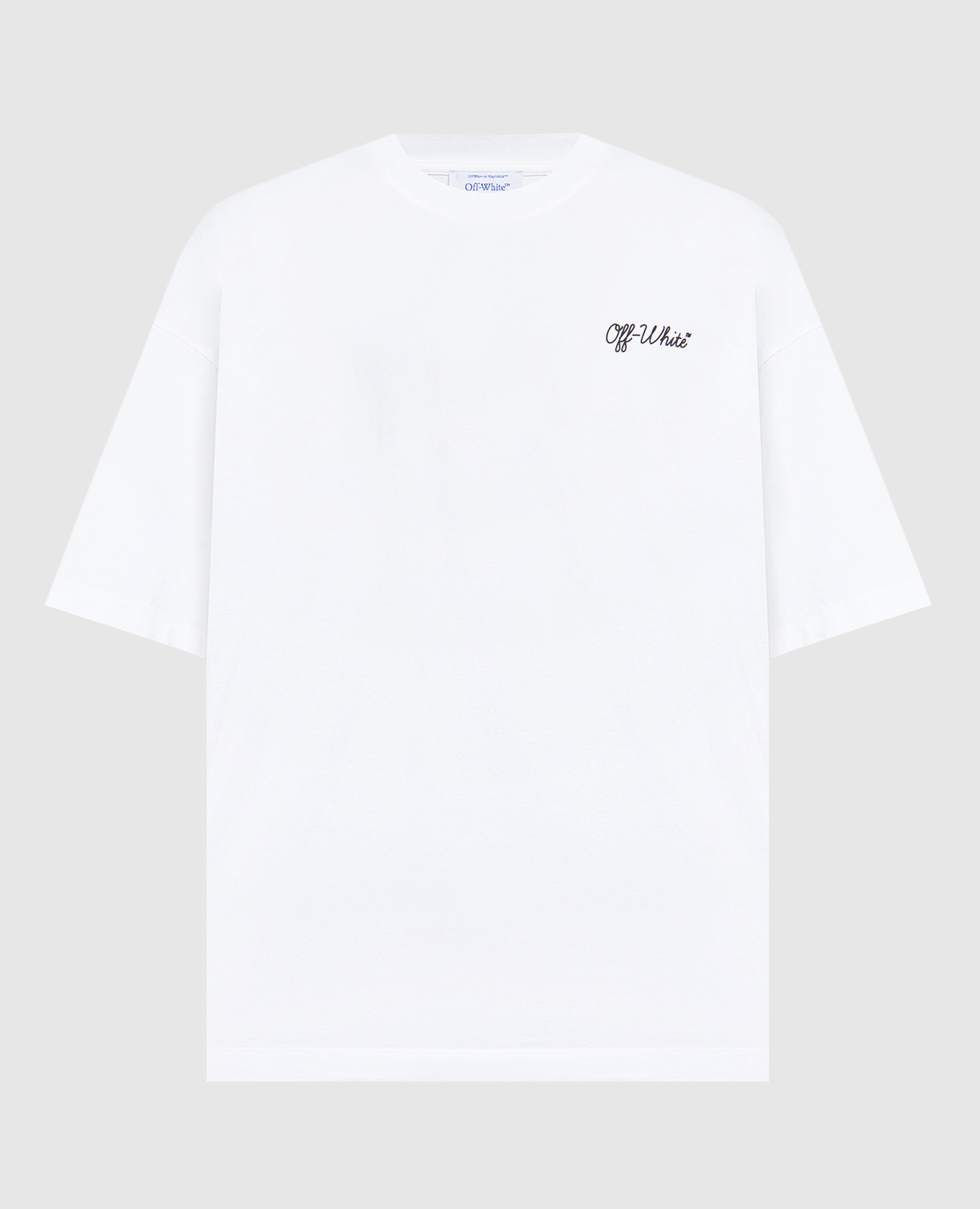White T-shirt with contrast logo print