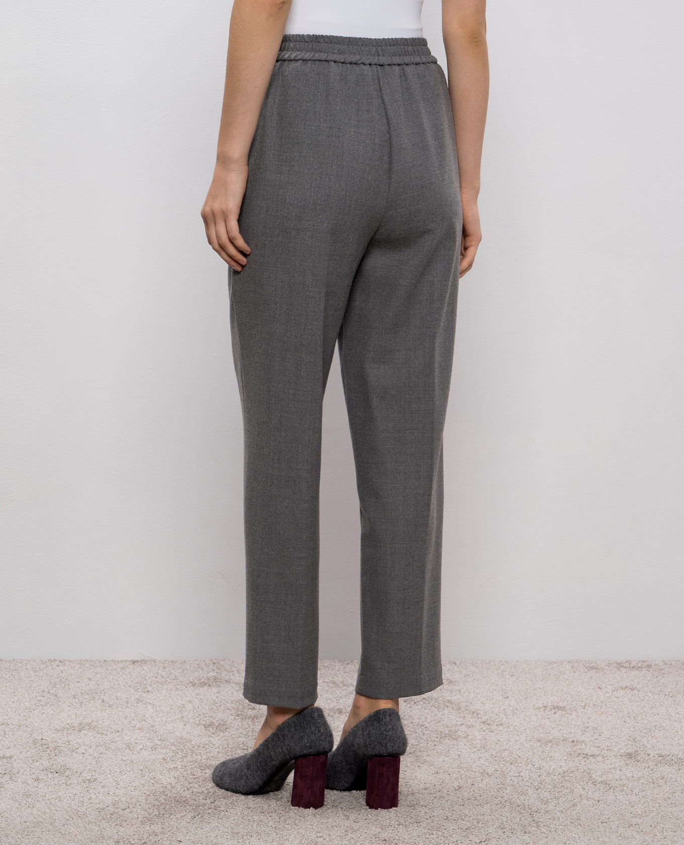 Gray wool pants Ballantyne 4