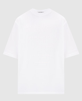 Alexander Wang White T-shirt with logo print UCC3261924m