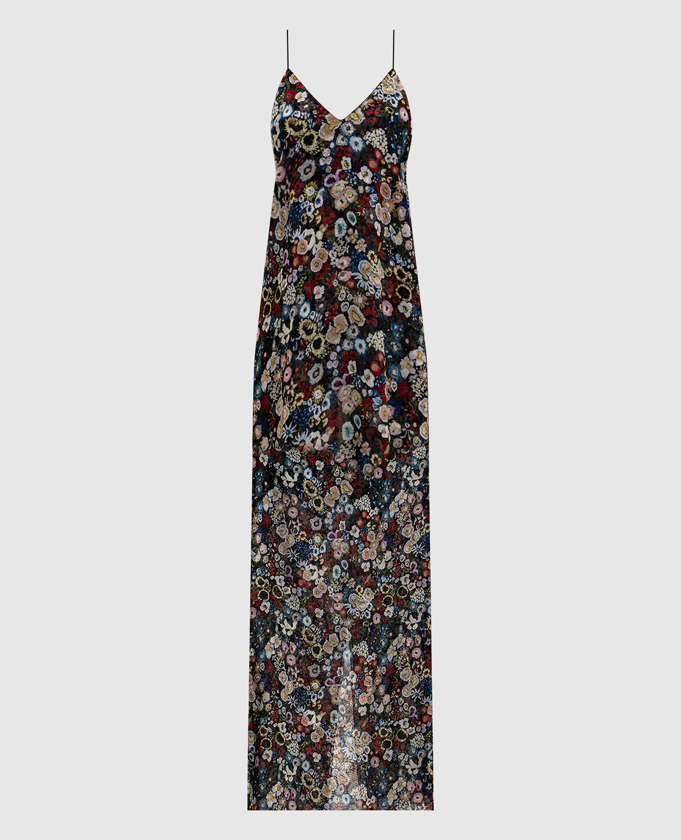 

Taja silk midi dress Khaite, Black