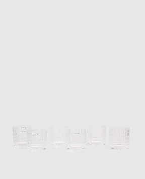 La Reine Set of crystal whiskey glasses RIGOLETTO 6 pcs DOFRIGOLETTO