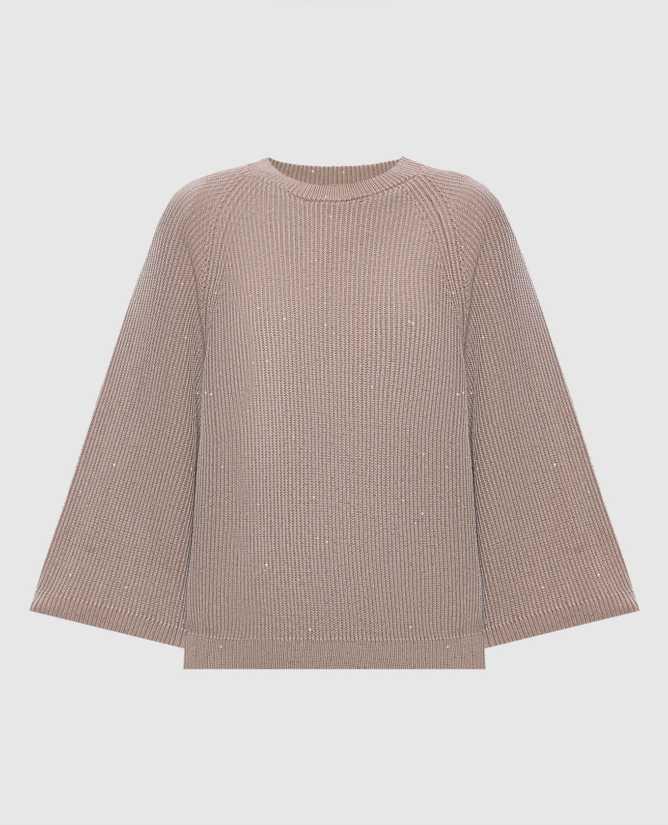 

Beige sequined jumper Peserico