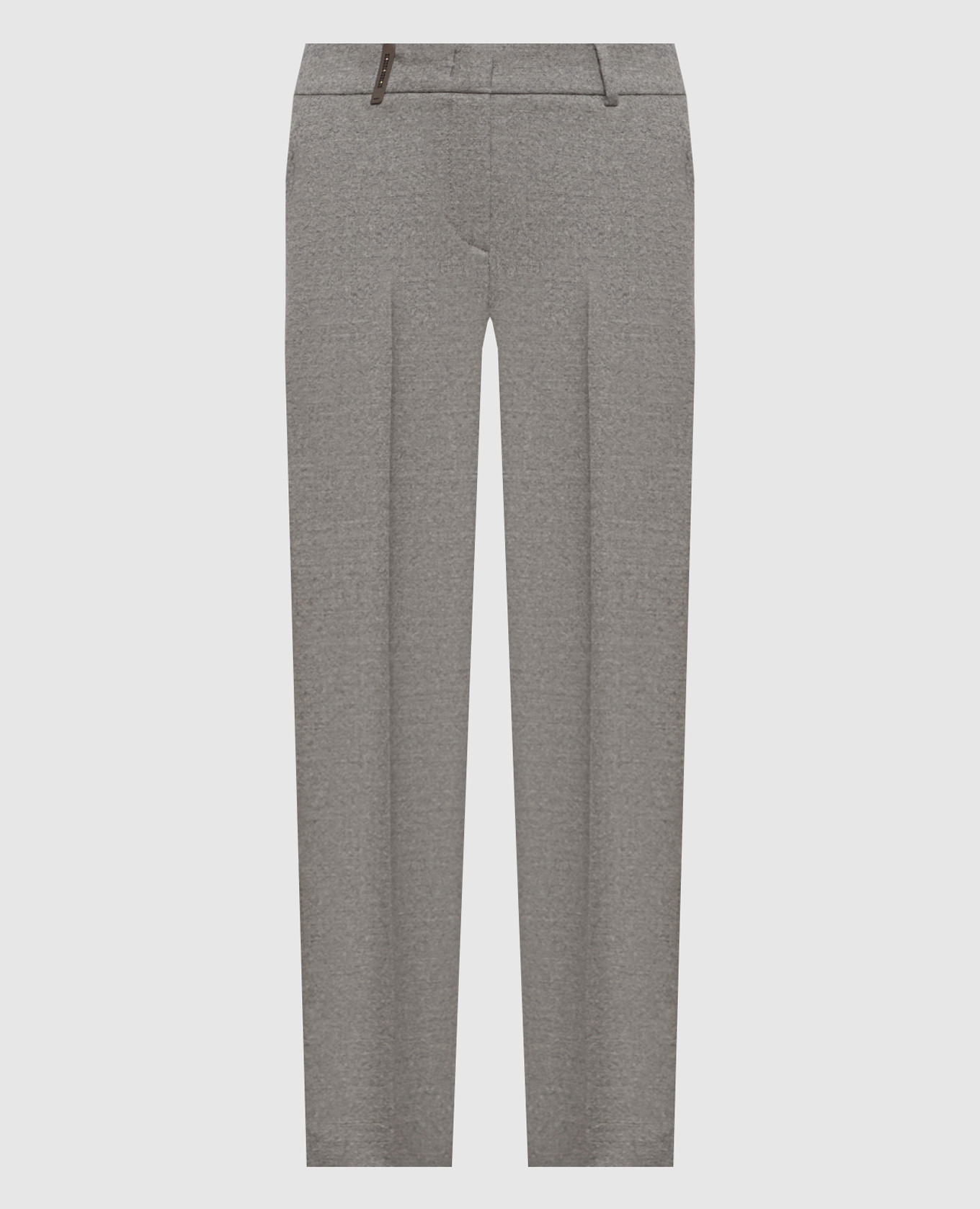 Gray wool pants