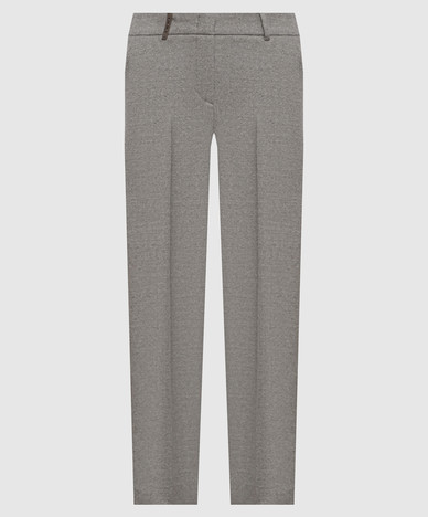 Gray wool pants