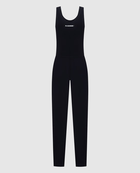 Jil Sander Black jumpsuit with logo print J40FP0106J20031