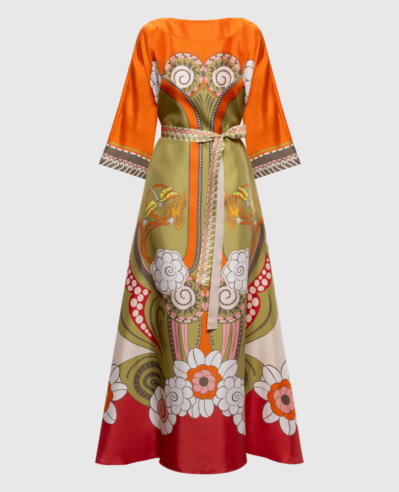 

Muumuu silk dress La DoubleJ, White