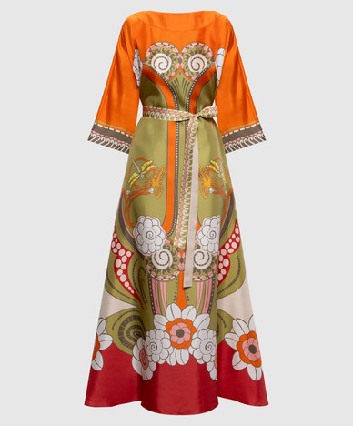 Muumuu silk dress