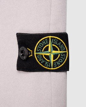 Stone Island Children's gray joggers with patch L2S166200003S0A2014