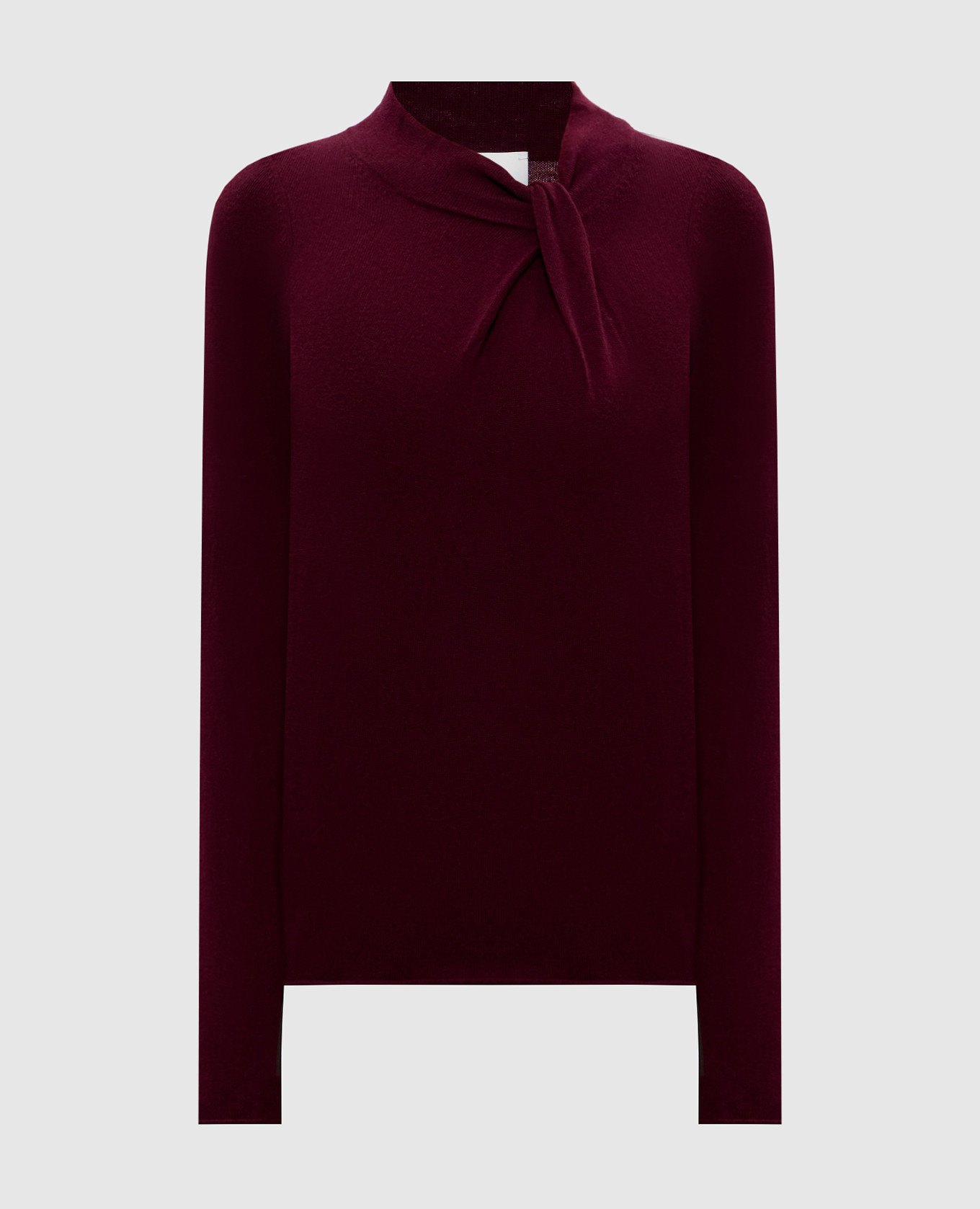 

Burgundy wool and cashmere jumper Allude