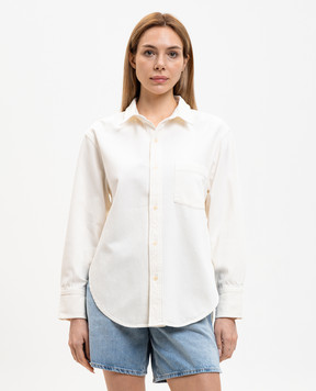 CITIZENS OF HUMANITY Carter ivory denim shirt 94693021