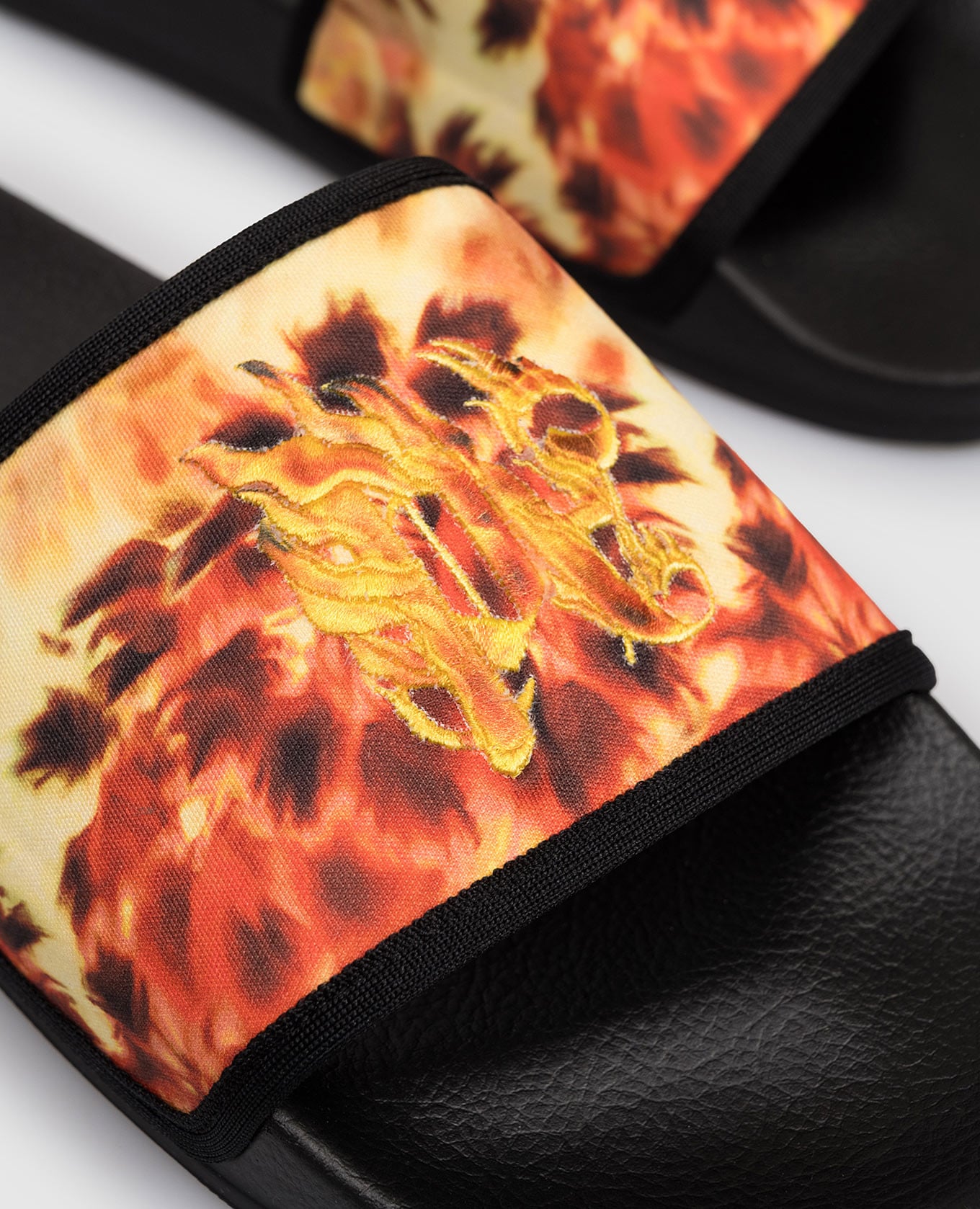 

Palm on Fire Sliders Palm Angels, Orange