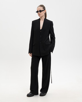 Ann Demeulemeester Black Anneke pants B0010192FA558