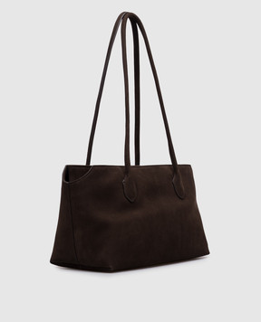 The Row Brown Terrasse nubuck tote bag W1292L677