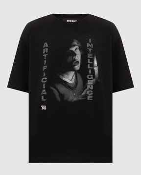 Misbhv Black Artificial Intelligence T-shirt 261U129