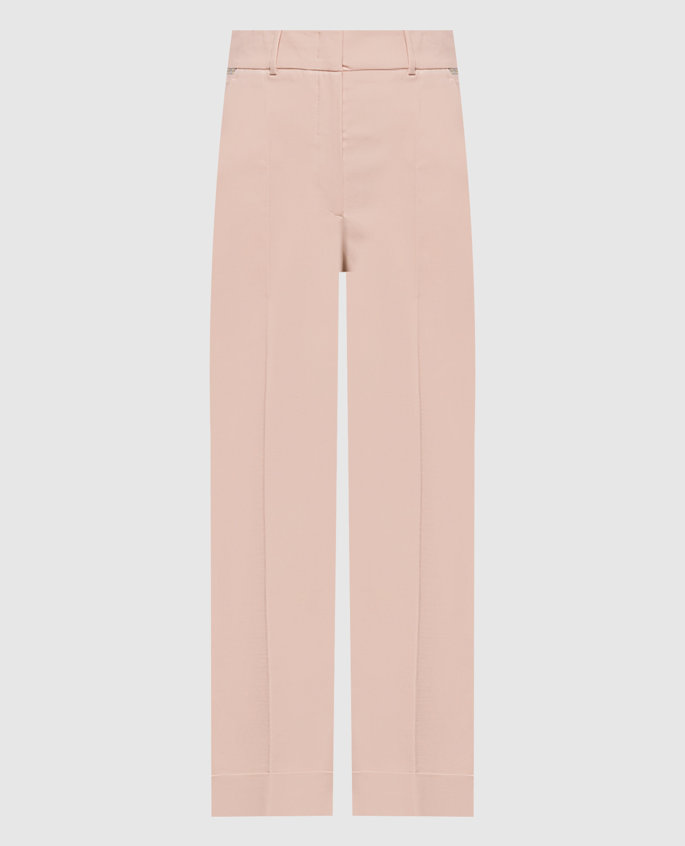 Pink pants with lapels