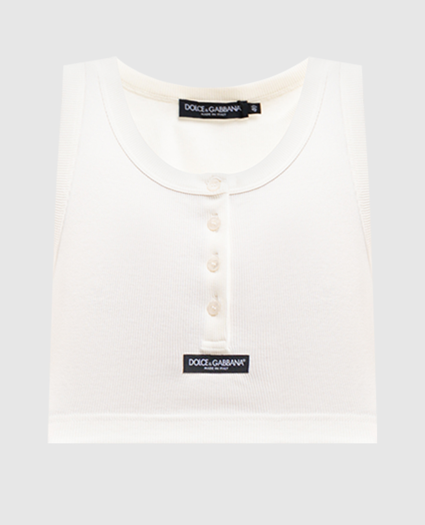 

Ivory button-up top Dolce&Gabbana, Beige