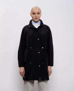 MooRER Black parka MAUREEN MAUREENKN