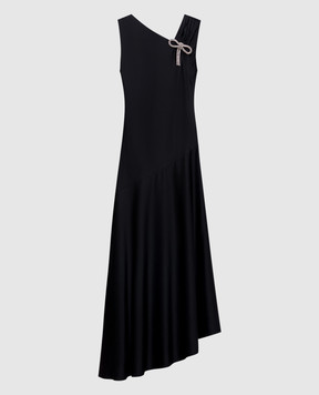 Jil Sander Black asymmetrical dress J01CT0274J76018