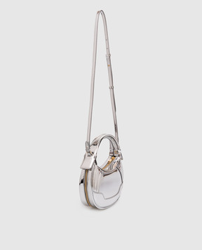 Casablanca Silver leather bag with logo patch ASS26BAG18102