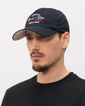 Iceberg Blue cap with logo embroidery 71036967