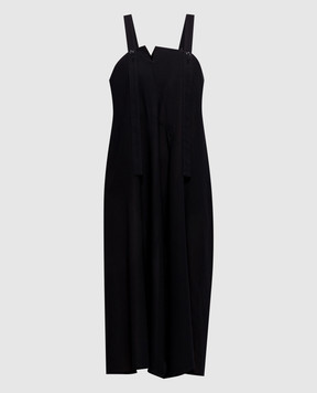 Y`S Yamamoto Black dress with wool YKD12201